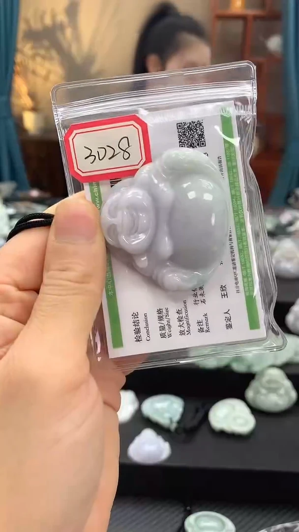 颈饰未镶嵌翡翠佛公3028