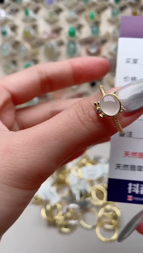 【闪购商品】翡翠戒指银S925镶嵌..........