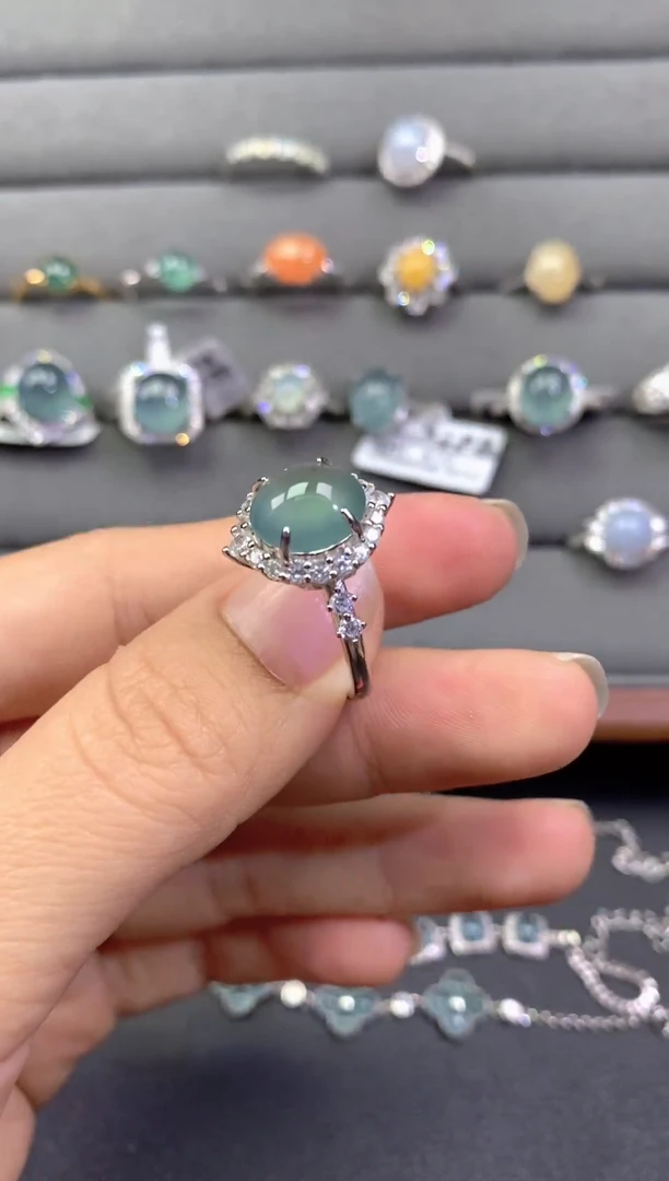 未镶嵌戒指翡翠天然A货翡翠