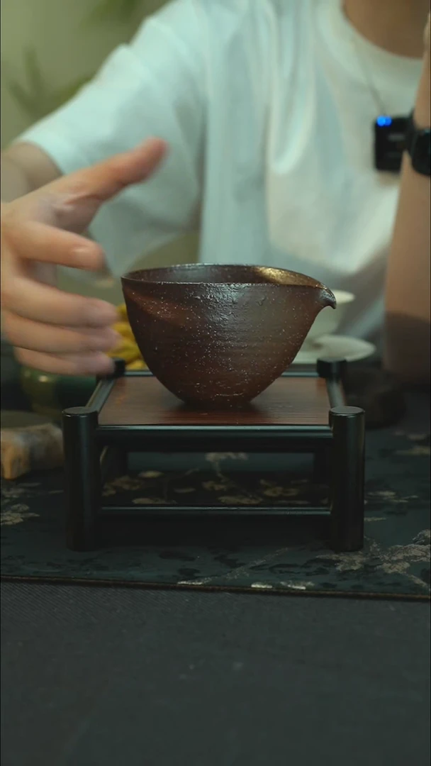 茶具孤品 裸烧柴烧 公道