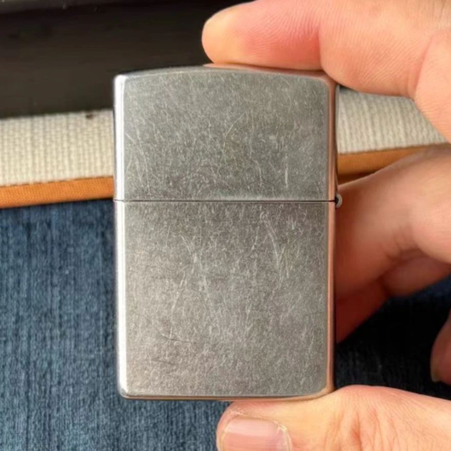 ZIPPO/之宝打火机常规镀铬花砂光板原装正版原装正品煤油精选 SD