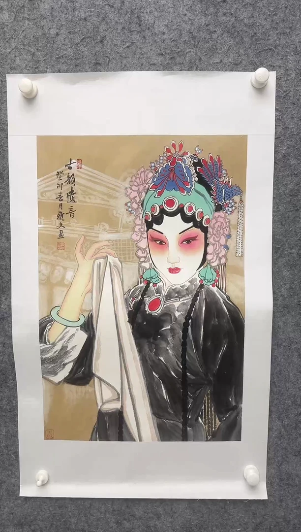 油画郑雅文-2.7平尺-国画