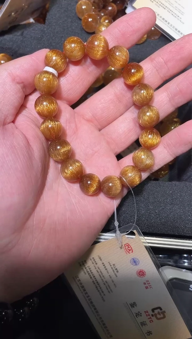 水晶手链未镶嵌胖*海单圈发晶A12