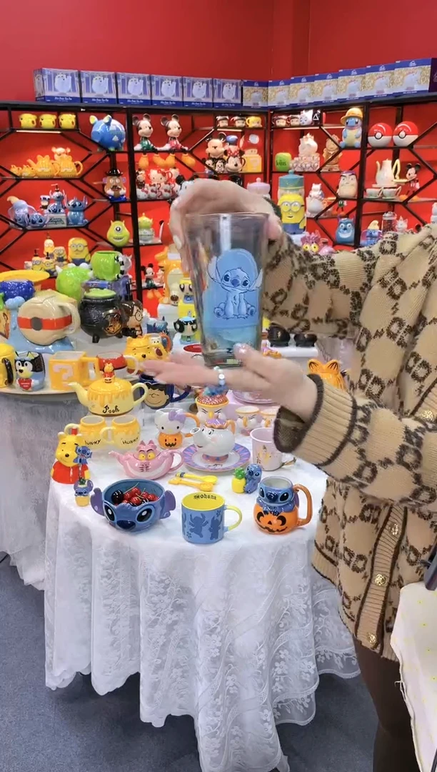 【闪购商品】1@@高硼硅史迪仔玻璃杯