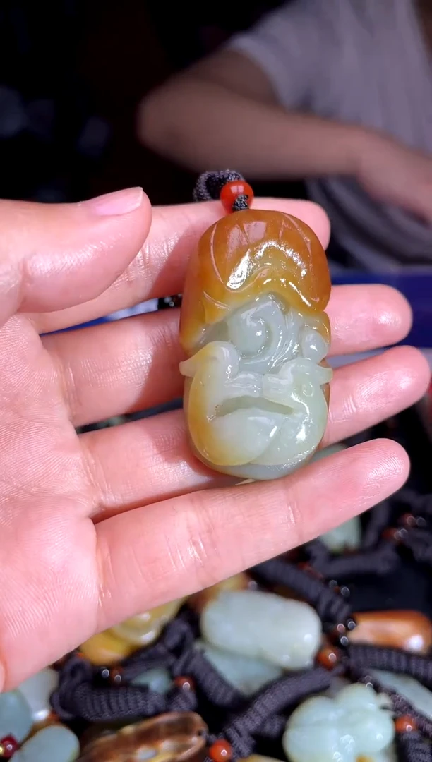 和田玉未镶嵌挂件1