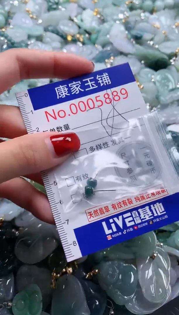 翡翠未镶嵌吊坠(不含链)5889