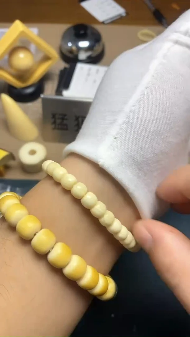 吊坠猛犸象牙独独半芝士7*6直切