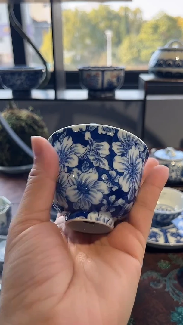 镹曰陶手工手绘柴窑制作茶具