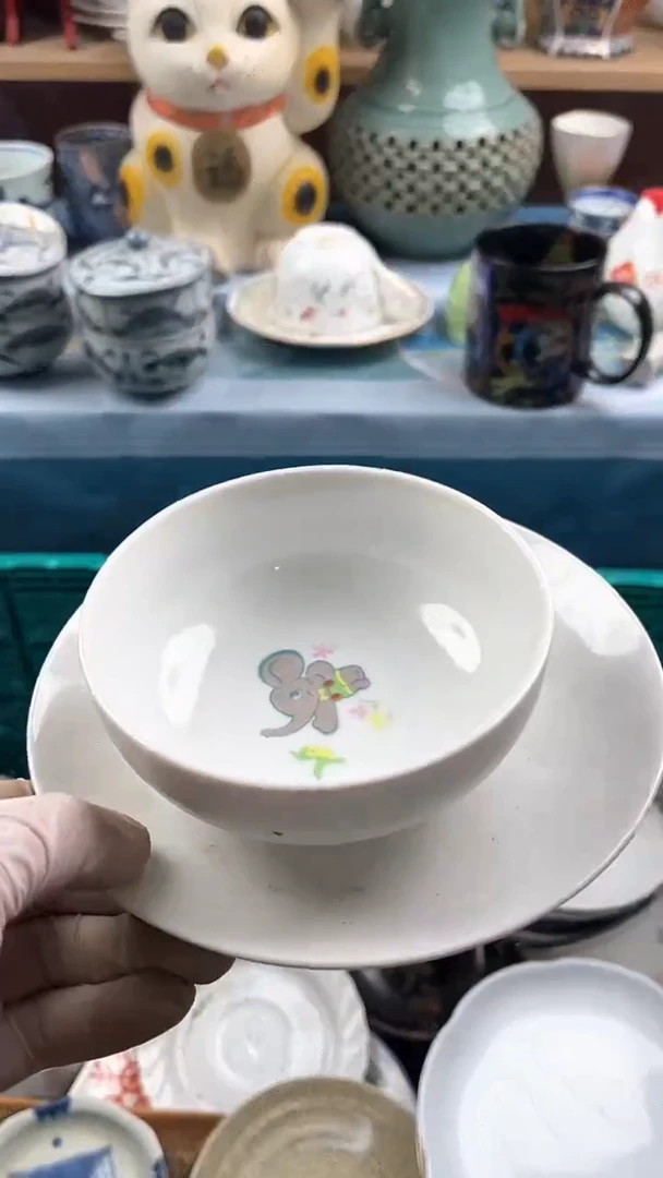 瓷片英歌瓷器满19.9包邮