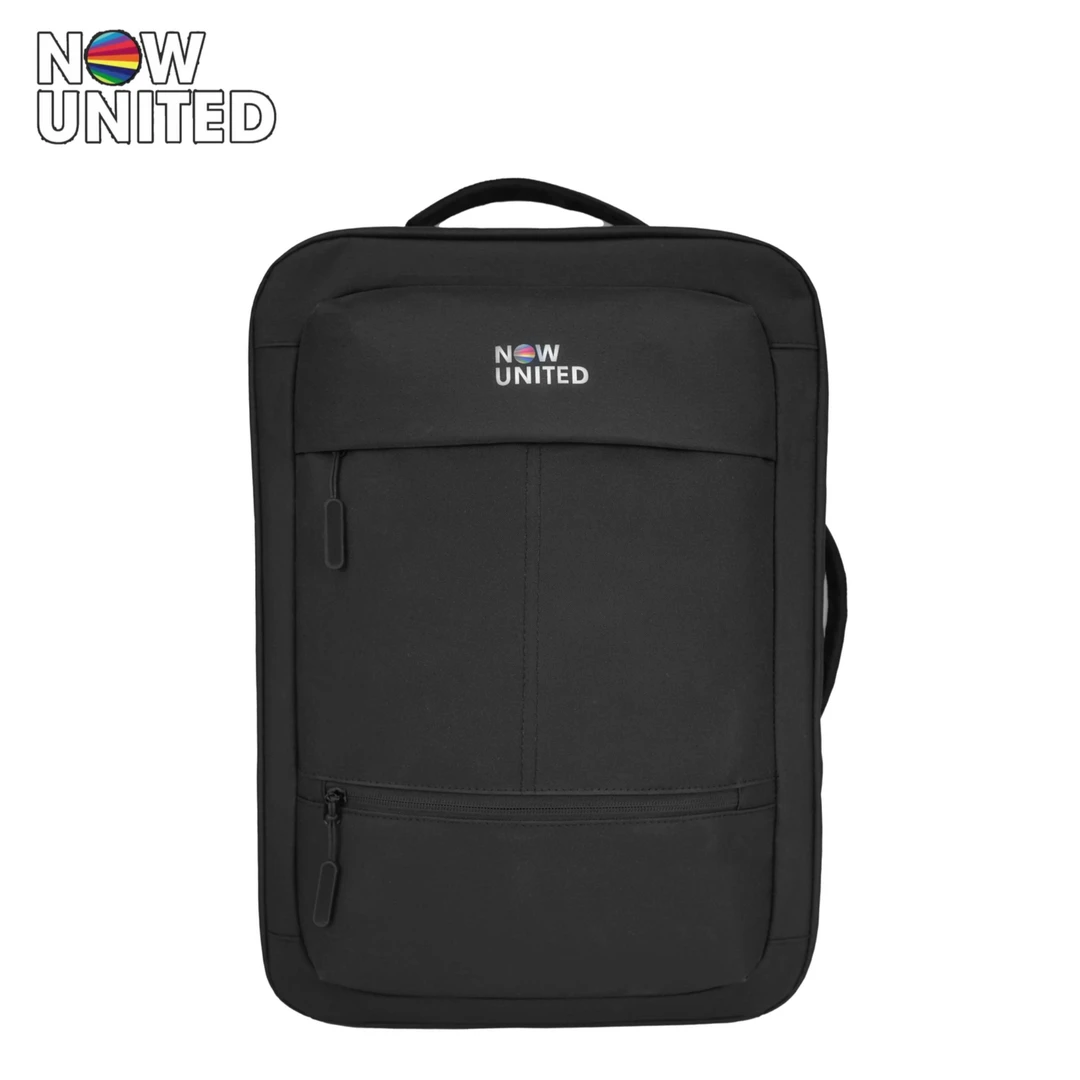 NU智行系列休闲风双肩背电脑包拉链背包男双肩包