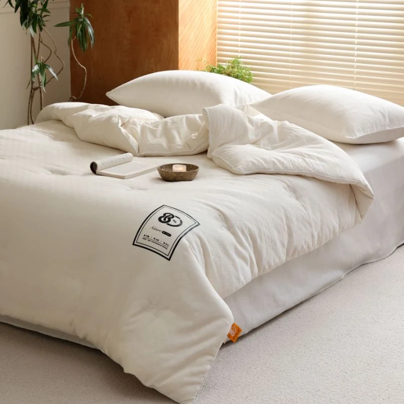 A类纯棉大豆被棉被80%大豆春秋被冬被二合一单双人加厚被芯