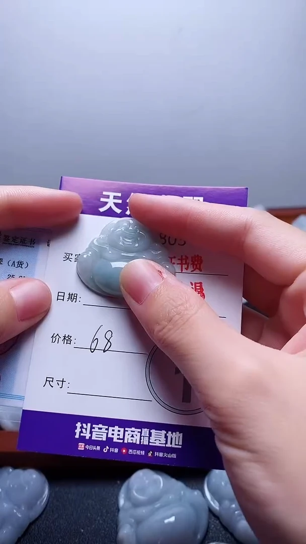 翡翠未镶嵌吊坠(赠链)805