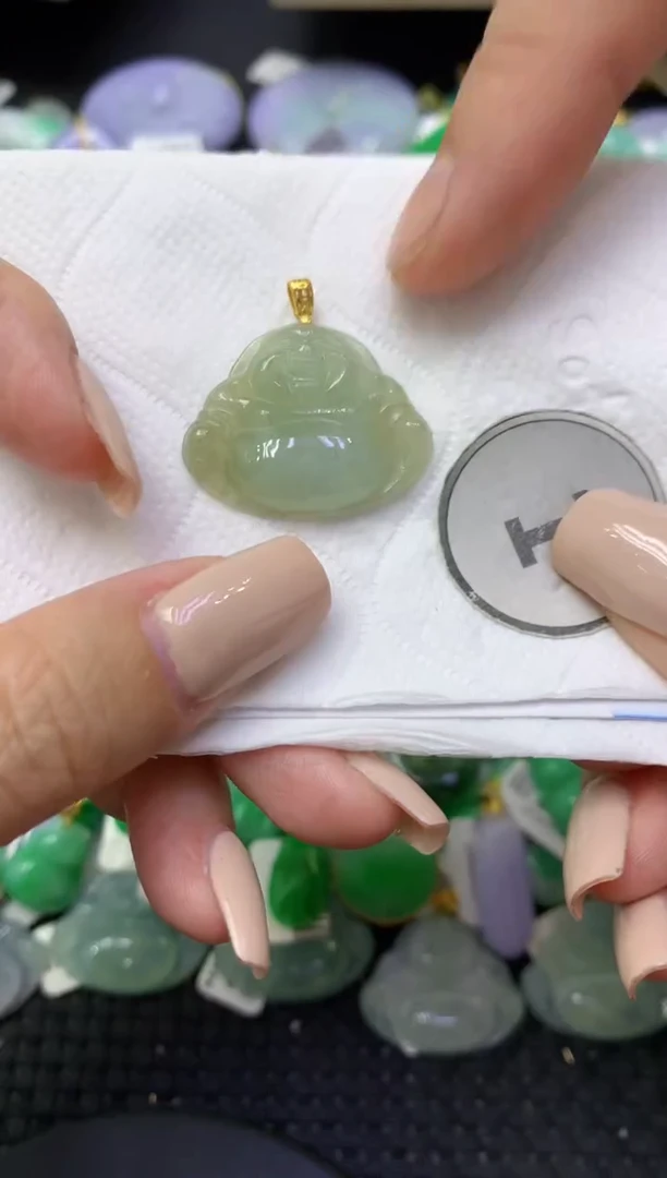 颈饰未镶嵌翡翠天然缅甸翡翠A货