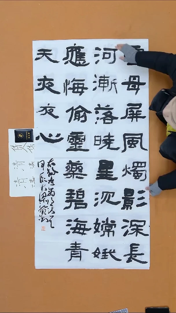 书法贺剑  河南  十三届国展   四届篆书展   138*68