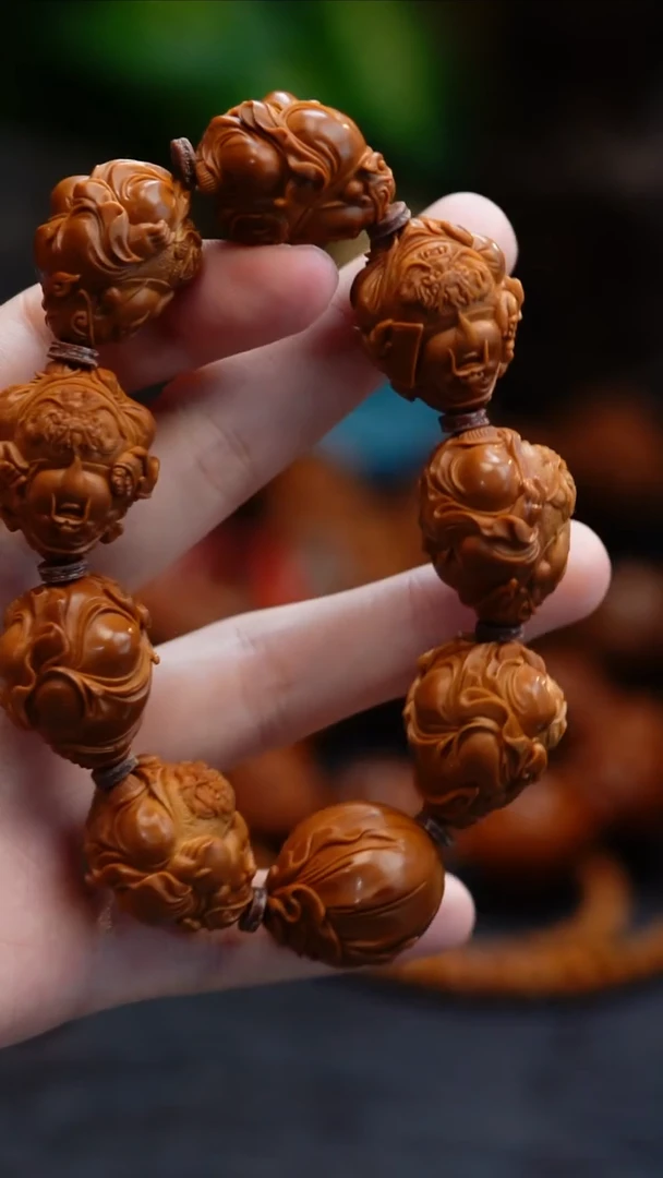 吊坠橄榄核从**后龙财神 2.3尺