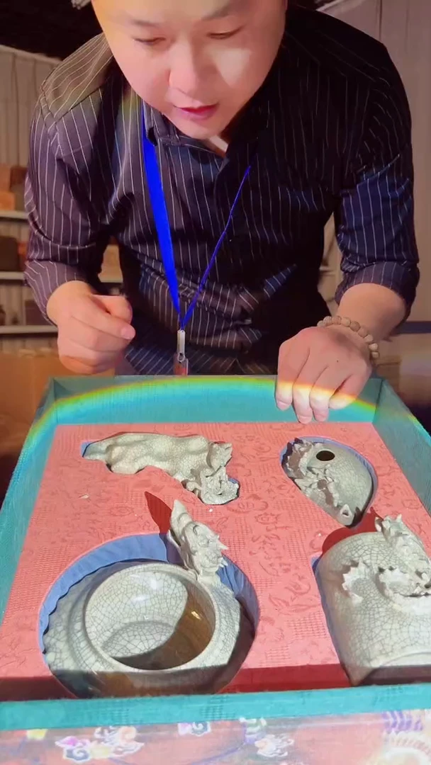 瓷片景德镇现代陶瓷 流水73