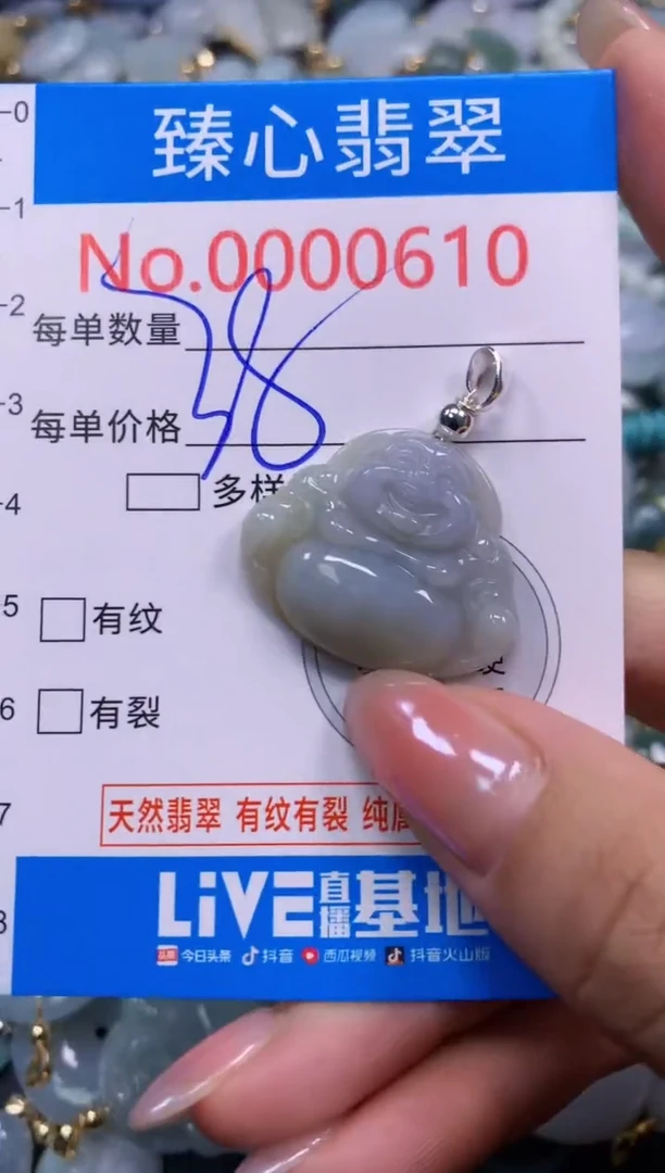 颈饰未镶嵌翡翠610