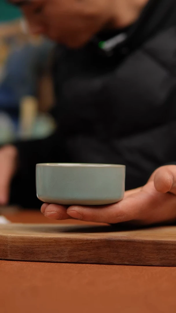 【闪购商品】瓷片原产地原矿仿古普洱杯