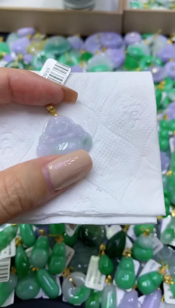 颈饰未镶嵌翡翠天然缅甸翡翠A货