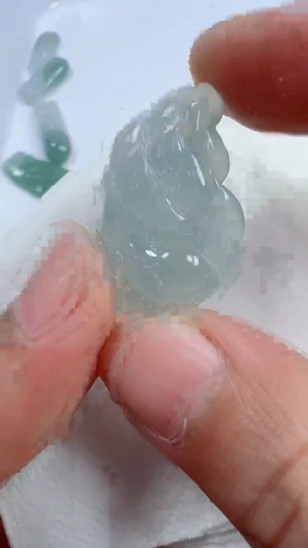 散珠翡翠少*待68号链接，A货翡翠