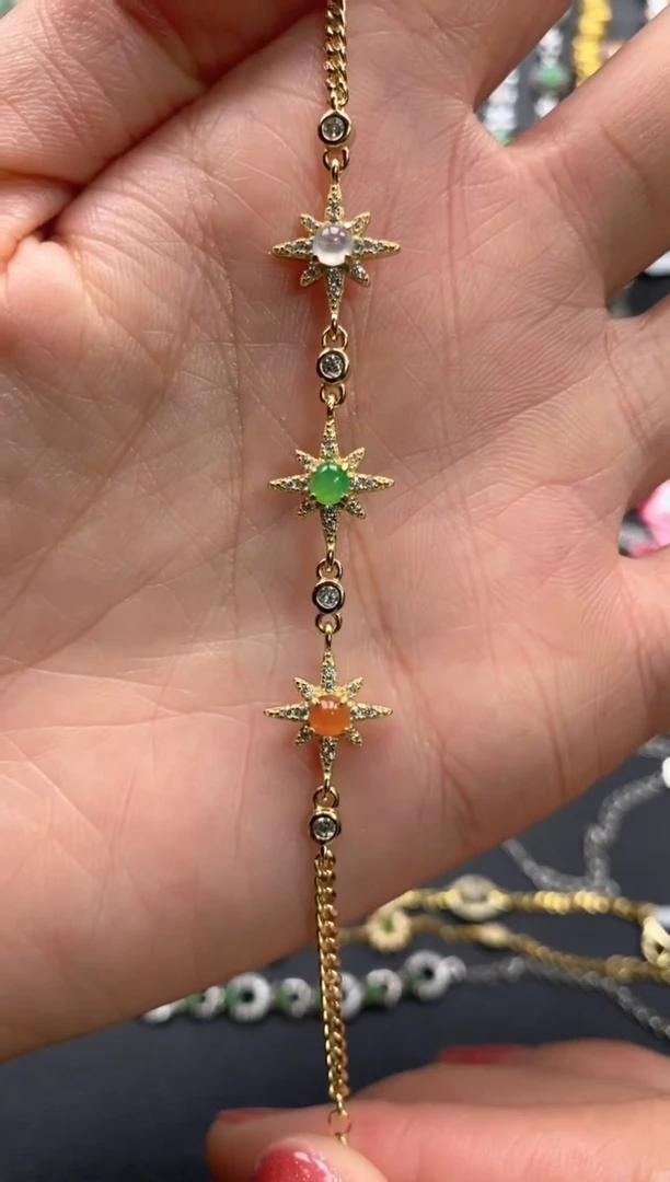 【闪购商品】翡翠戒指银S925镶嵌111111111     1