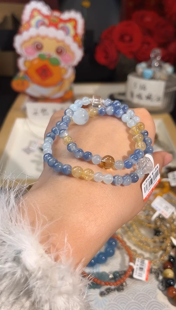 【闪购商品】海蓝宝石手链未镶嵌Q765多样性发货一件