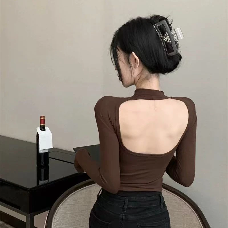 ROU-ROU)JIA辣妹后背漏洞上衣68R909