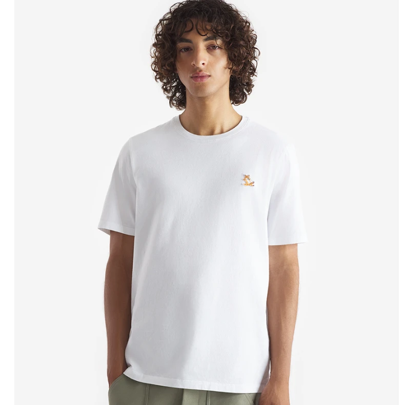 Maison Kitsune新款 男女春夏慵懒狐狸经典系列T恤