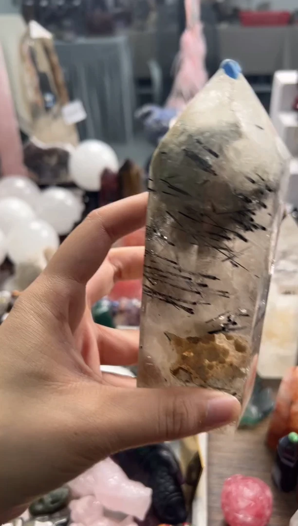 未镶嵌珠宝半成品水晶M514 约15.3cm