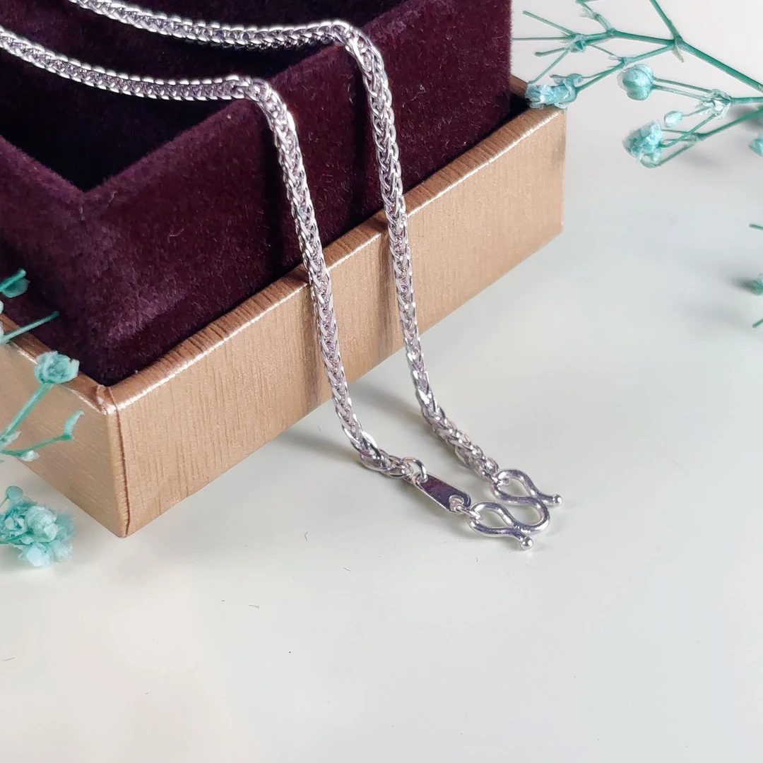 【铂金PT999】足铂素链 肖邦链 SL2001（多样性发一）