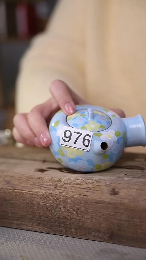 【闪购商品】瓷片中国美院设计师 小吴 款/ 侧把壶