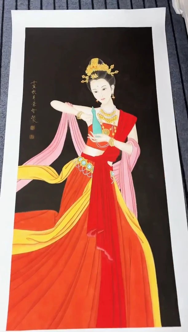 精品国画人物作品