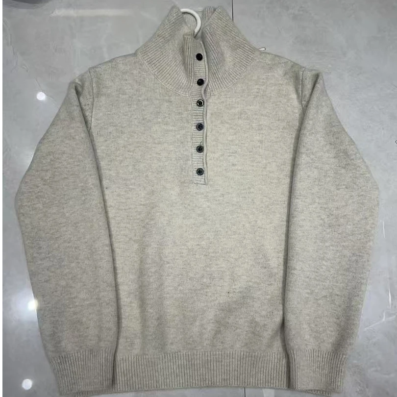 韩系小毛衣上衣秋冬显瘦时尚立领休闲百搭