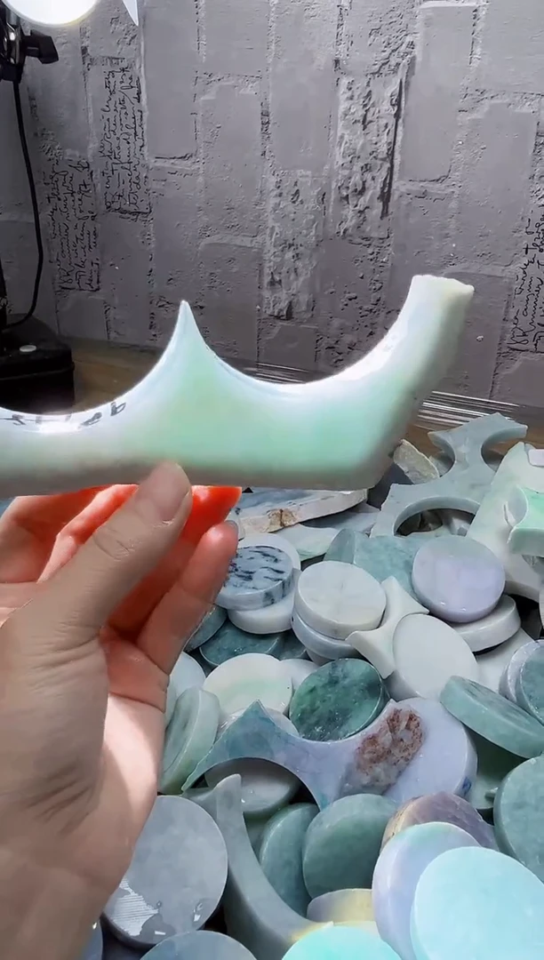 裸石翡翠天然翡翠A货玉 南 154