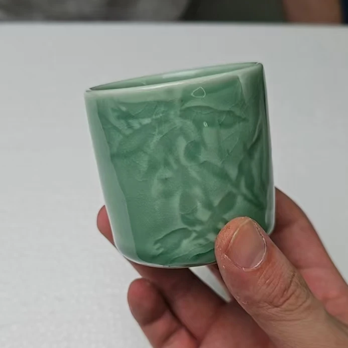【闪购商品】收藏送礼青瓷扳指杯高档主人杯（无礼盒）@@@@@@@@