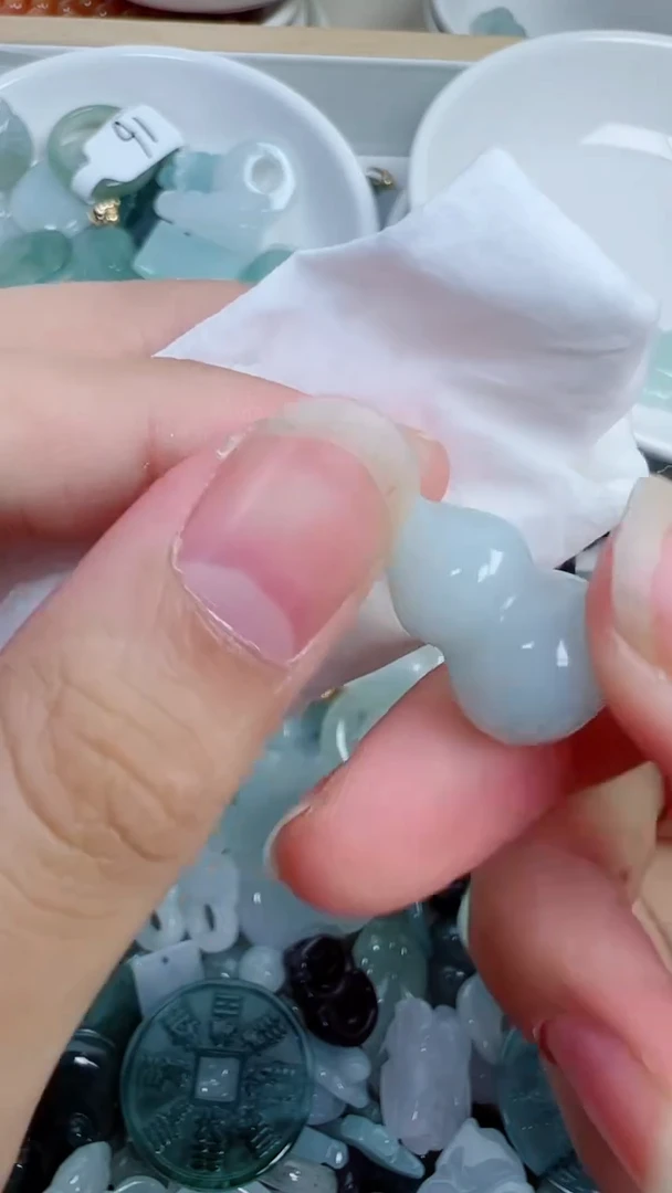 散珠翡翠390号链接，A货翡翠