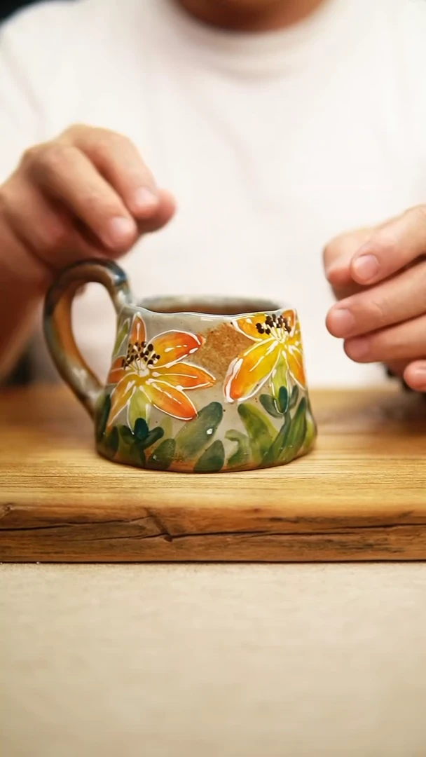 @@陶园瓷舍@@纯手工手绘@高温釉下彩