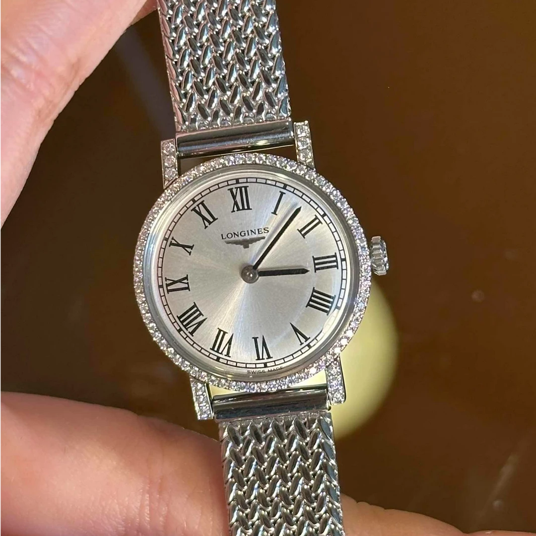 95新 Longines/浪琴 手动机械后钻24mm/公价32999/wh8919
