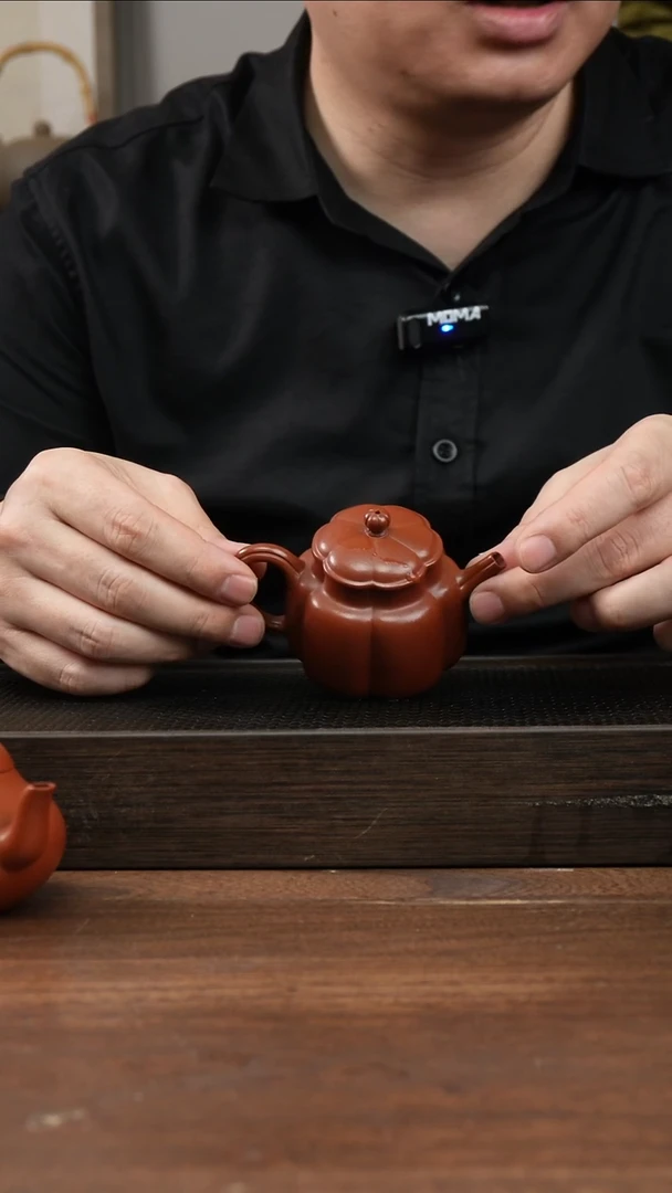 茶杯紫砂朱泥筋纹小言心      120CC