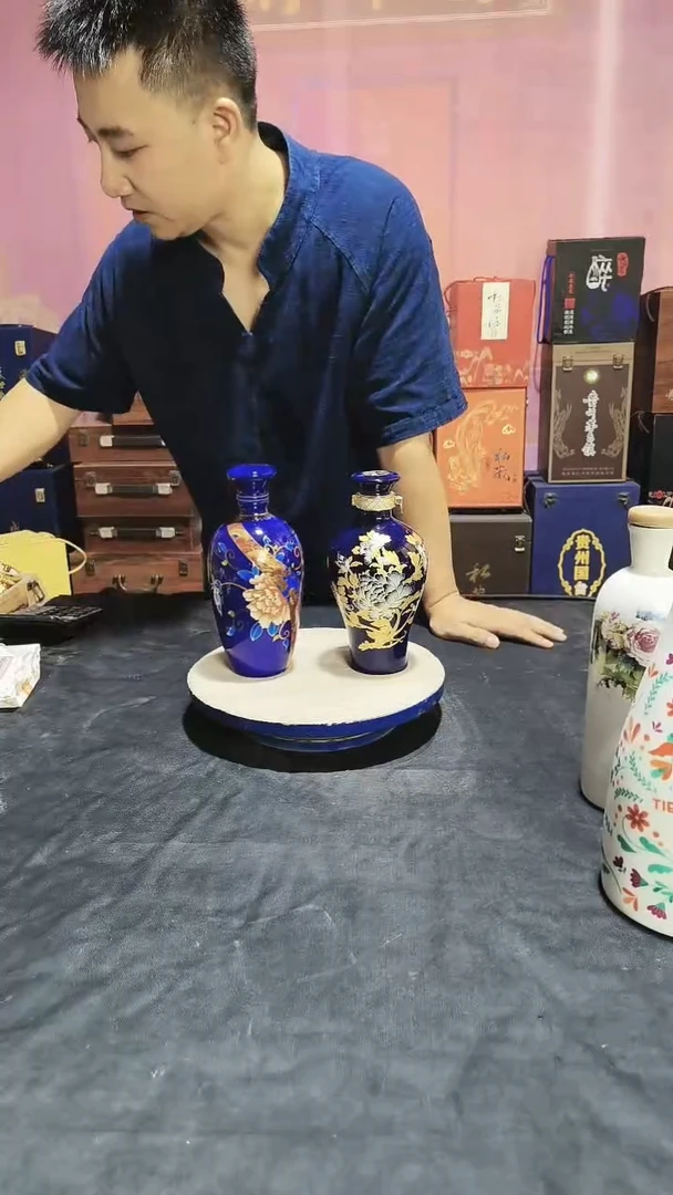 2个1斤装陶瓷空酒瓶