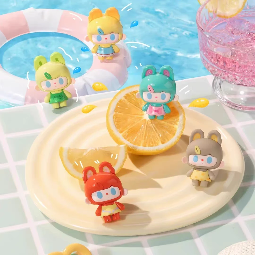 兔兔与熊3.0马蒂斯的夏天萌粒盲袋可爱潮玩挂件玩偶