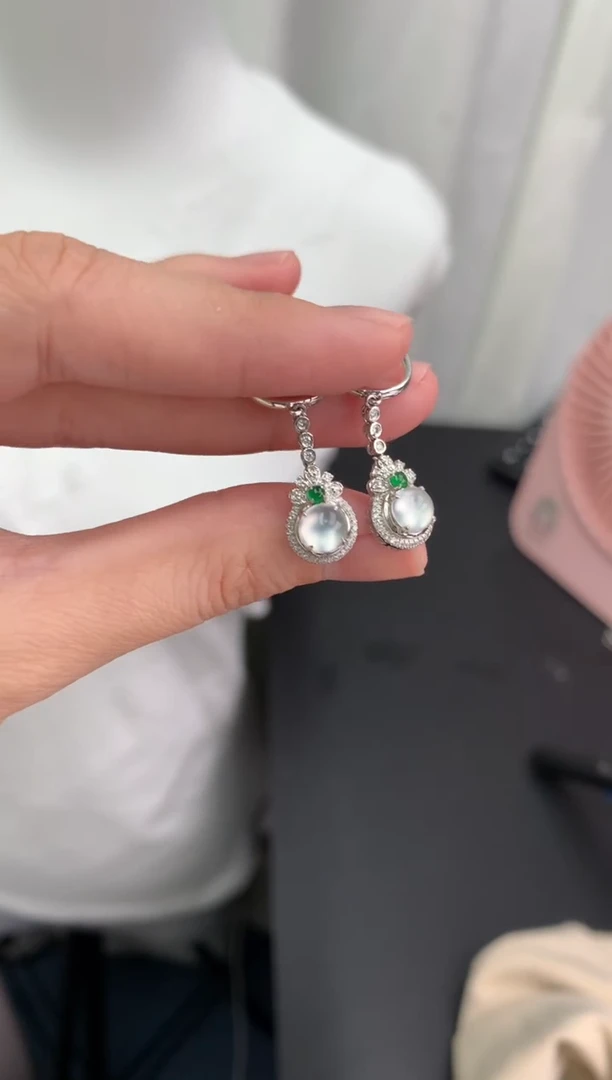 【闪购商品】定制翡翠18K金镶嵌模式推广期24小时鉴赏期