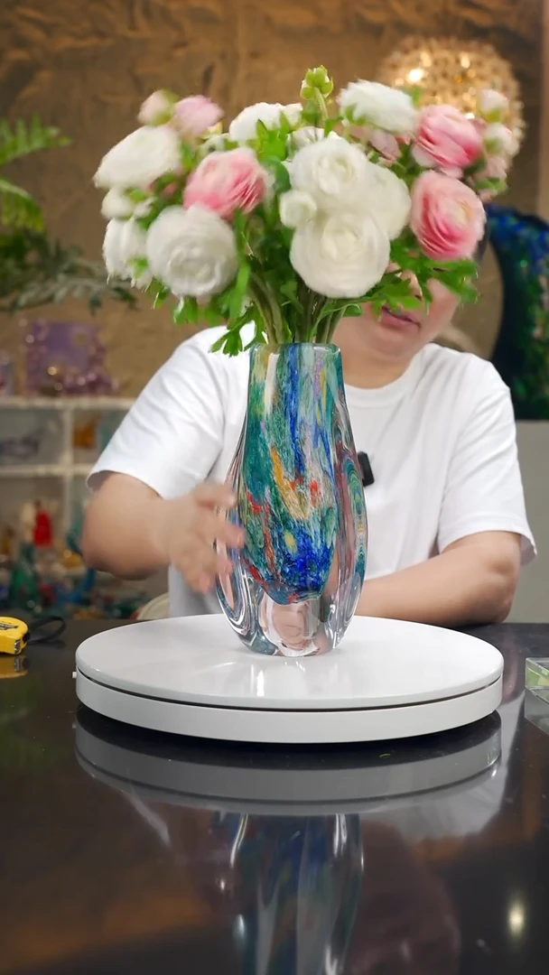 摆件福利设计款莫奈花瓶小号
