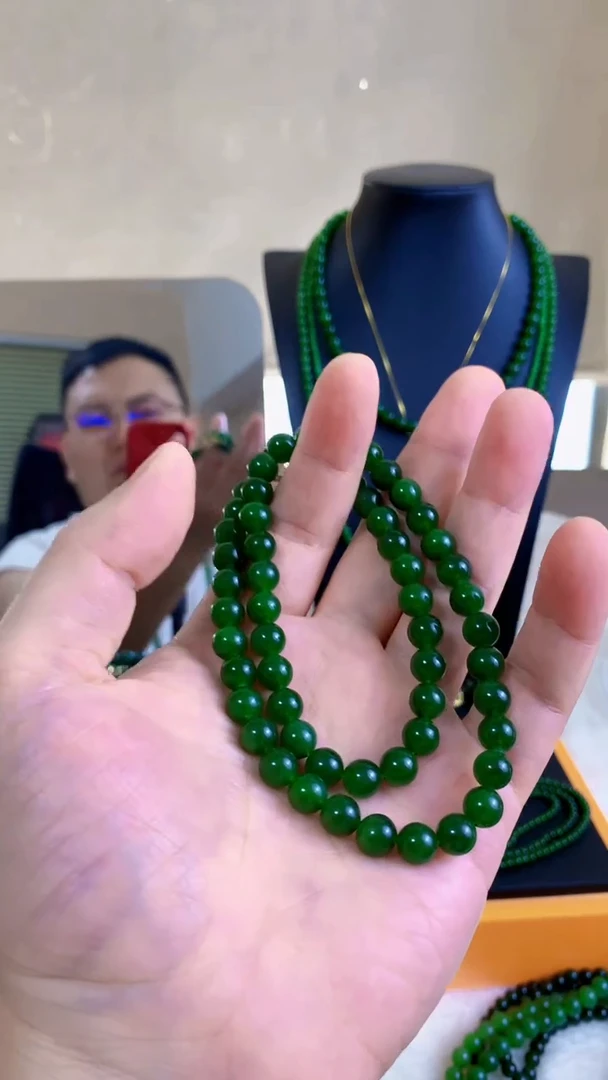 和田玉（碧玉）未镶嵌项链8