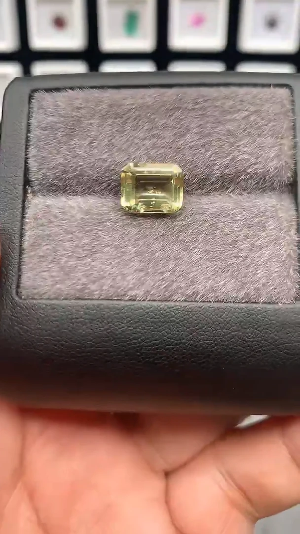 银S925镶嵌珠宝半成品水晶3克拉