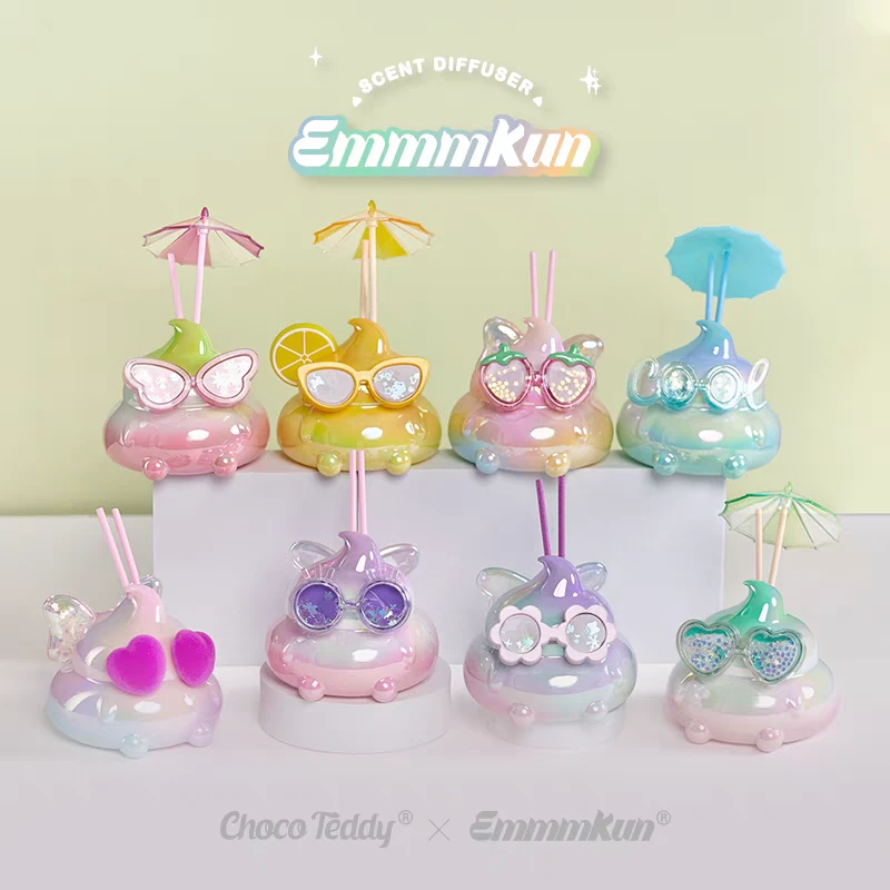 【拆盒】Emmm君香飘云淡系列盲盒炫彩3代打伞香薰手办可爱公仔潮玩