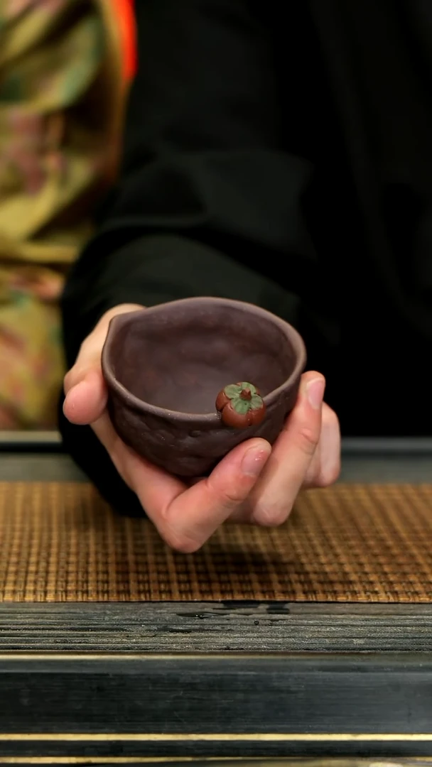 【闪购商品】紫砂茶壶TZP63和事杯 紫玉金砂