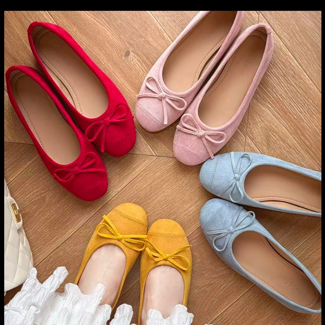 2025新款彩色休闲百搭小单鞋313-22