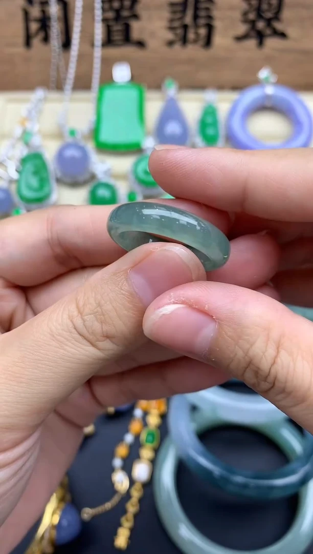 翡翠戒指未镶嵌310-春日珠宝