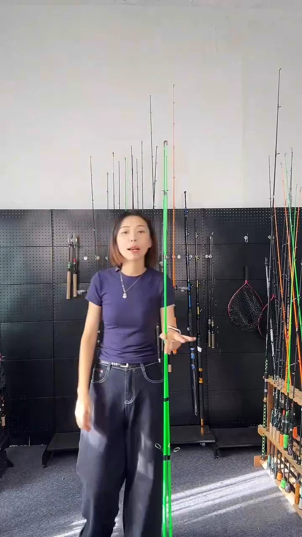 1.8m以下玻璃钢20号1.8米直柄（瑕疵尾货竿，没有售后，介意勿拍）